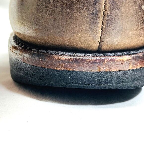 Cole Haan Country Shoes Nubuck Leather Cap Toe Distressed 10.5 Lace Brown Preppy main image 14